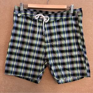 Plaid Men's Swim Shorts
